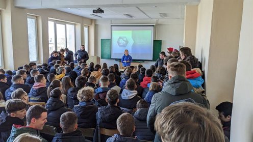 Перша лекція в Івано-Франківському національному технічному університеті нафти і газу